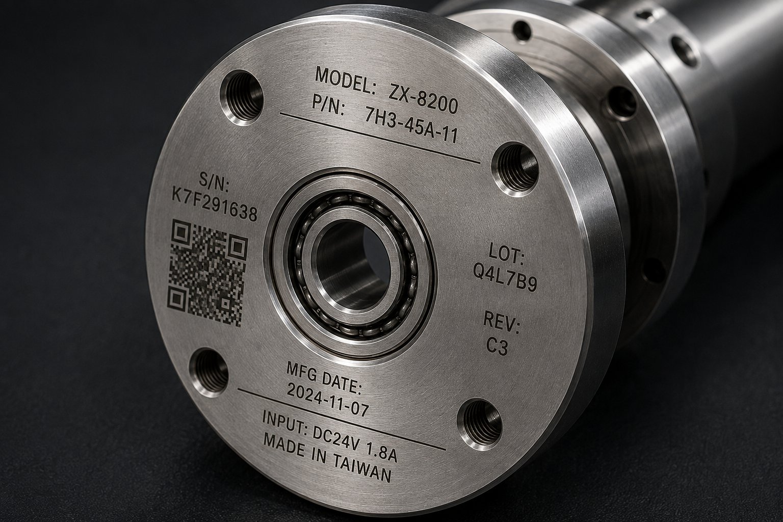 Fiber 光纖雷射工業產品追溯標記