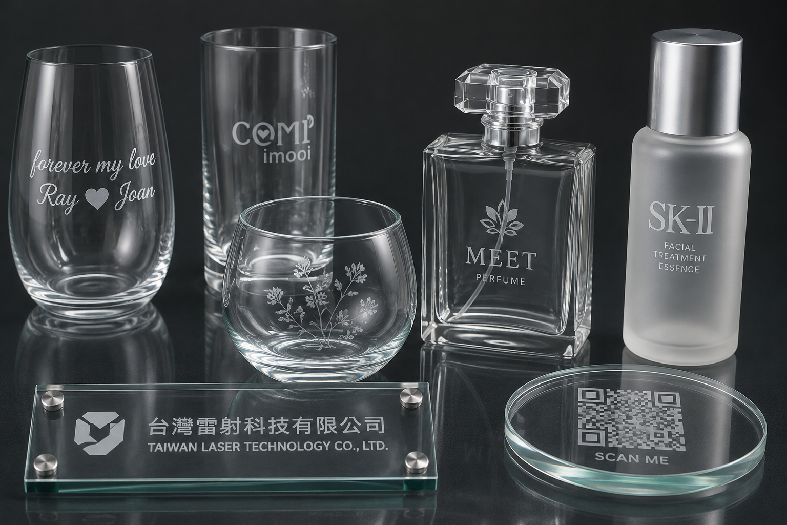 玻璃製品 UV 雷射加工